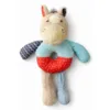 Companion hundelegetøj patchwork pony set forfra med farverigt design