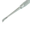 Skrå tandrenser - dobbelt (med renser i begge ender) Måler ca. 4 mm.