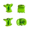 Silicone claw hårclips  4 stk.