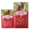 Carnilove Active hundefoder med 26% frisk and og fasan til voksne hunde