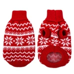 Hundesweater med snefnug