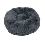 FLUFFY Donut hundeseng m. lynlås