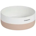 Keramik Skål m. Silikonebund Beige