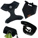 Pakketilbud | Ollipet City Lux selesæt | Midnight Black