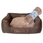 Pakketilbud | Ollipet Mokka Comfort | Hundeseng og tæppe