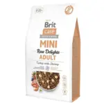 Brit Care Mini Raw Delights Adult, Turkey & Shrimp  | Tørfoder 2kg