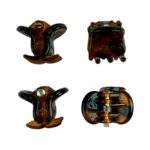 Silicone claw hårclips  4 stk.