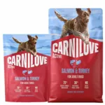 Carnilove Active Dog Salmon & Turkey, Adult All Breeds | Tørfoder